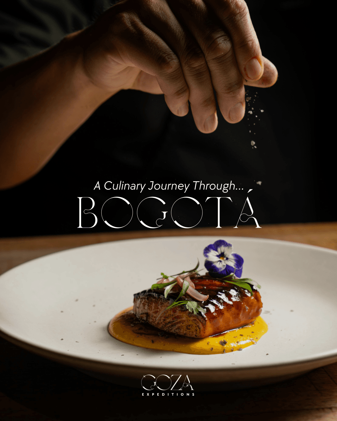 Food and lifestyle visual for Goza Expeditions